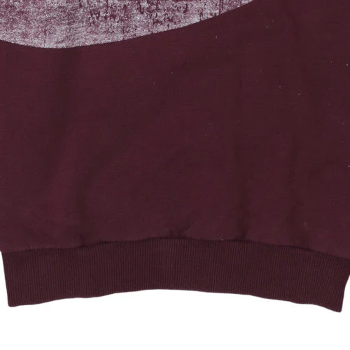 Coca-Cola Mens Red Pullover Crew Neck Sweatshirt L Graphic Print - Image 8