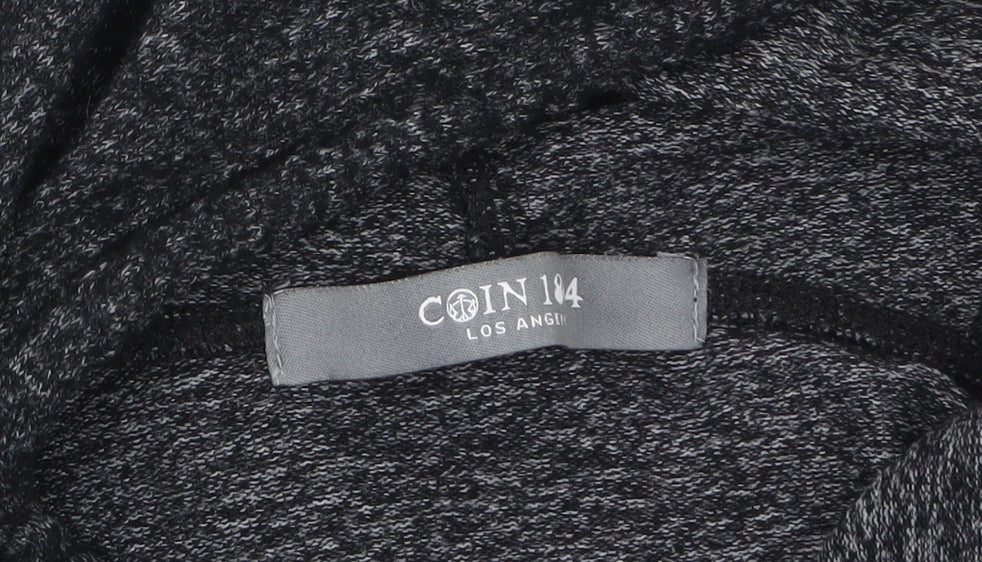 Coin 1804 Women Black Pullover Hoodie Size M Soft Stretch Casual - Image 5