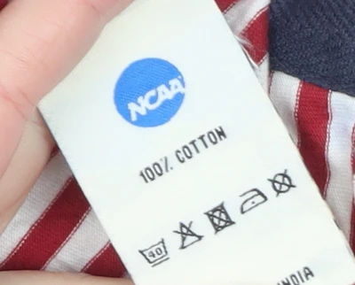 Collegiate Vintage Apparel Men's Red White Striped Polo Shirt Medium - Image 5