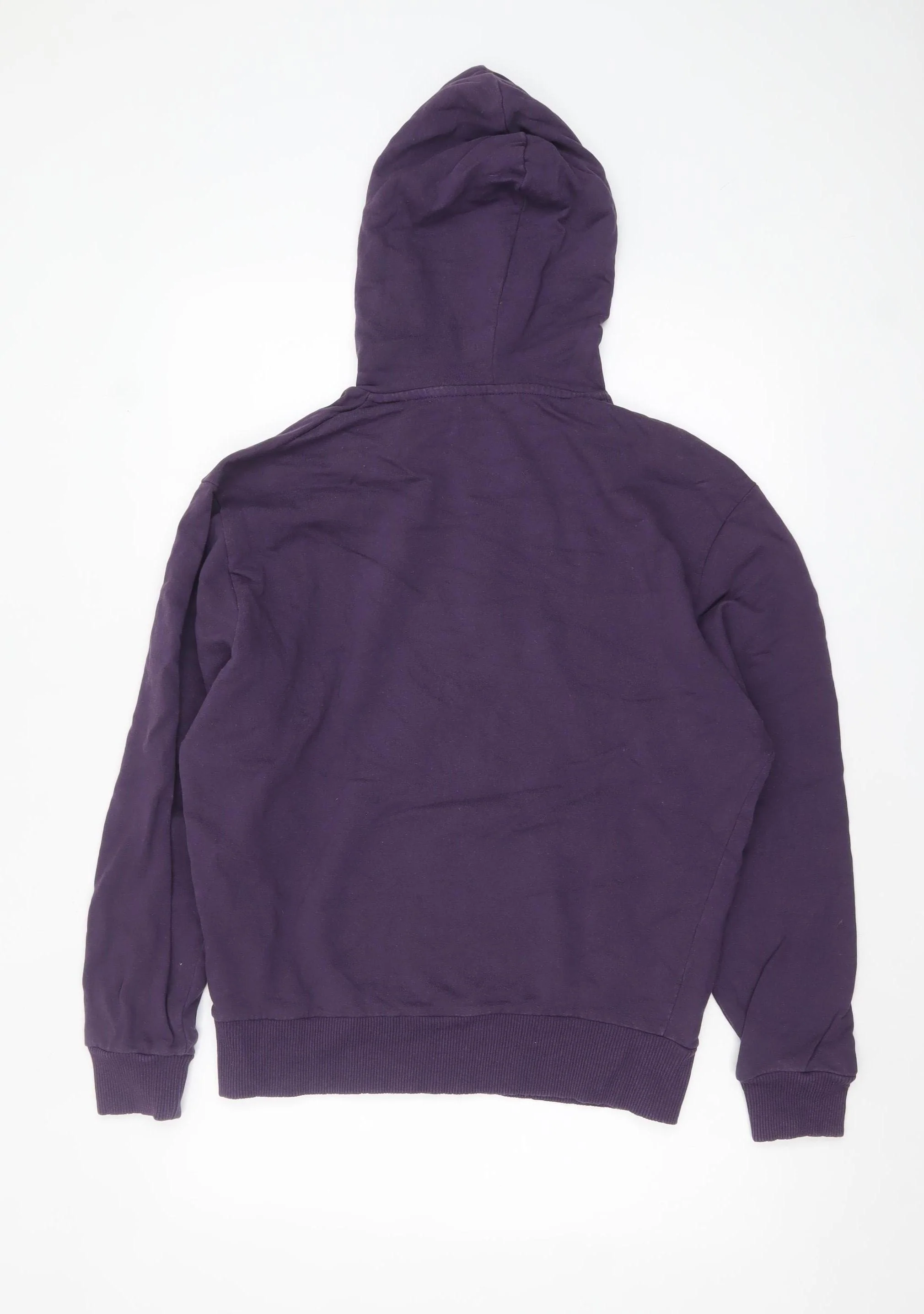 Collusion Womens Purple Pullover Hoodie XS Cotton Casual - Image 3