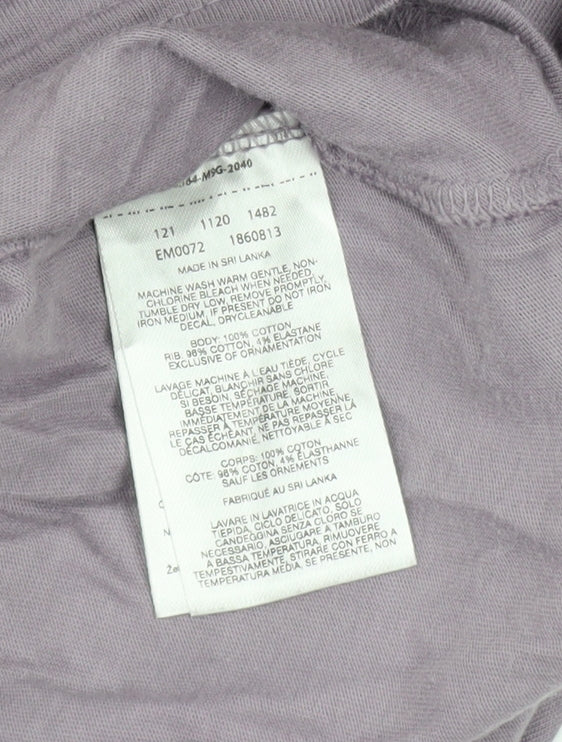 Columbia Men Purple Long Sleeve Cotton Outdoor Graphic Top Size S - Image 5
