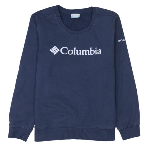 Columbia Men’s Blue Cotton Crew Neck Pullover Sweatshirt M