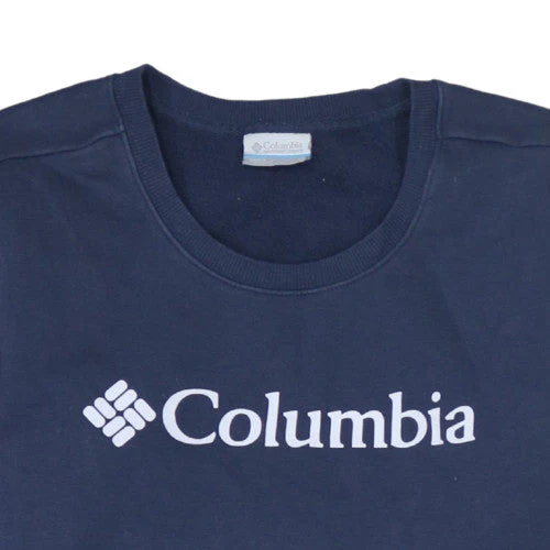 Columbia Men’s Blue Cotton Crew Neck Pullover Sweatshirt M - Image 8