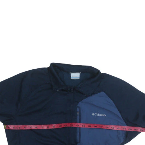 Columbia Men’s Blue XL Fleece 1/4 Zip Outdoor Sweatshirt - Image 2