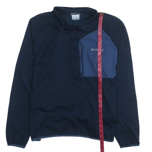 Columbia Men’s Blue XL Fleece 1/4 Zip Outdoor Sweatshirt - Image 3
