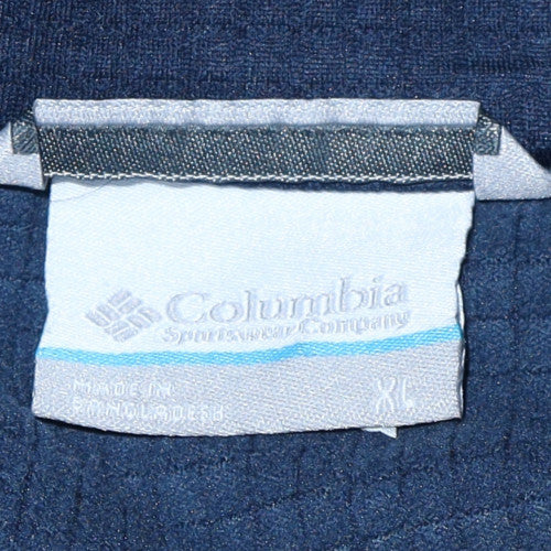Columbia Men’s Blue XL Fleece 1/4 Zip Outdoor Sweatshirt - Image 5