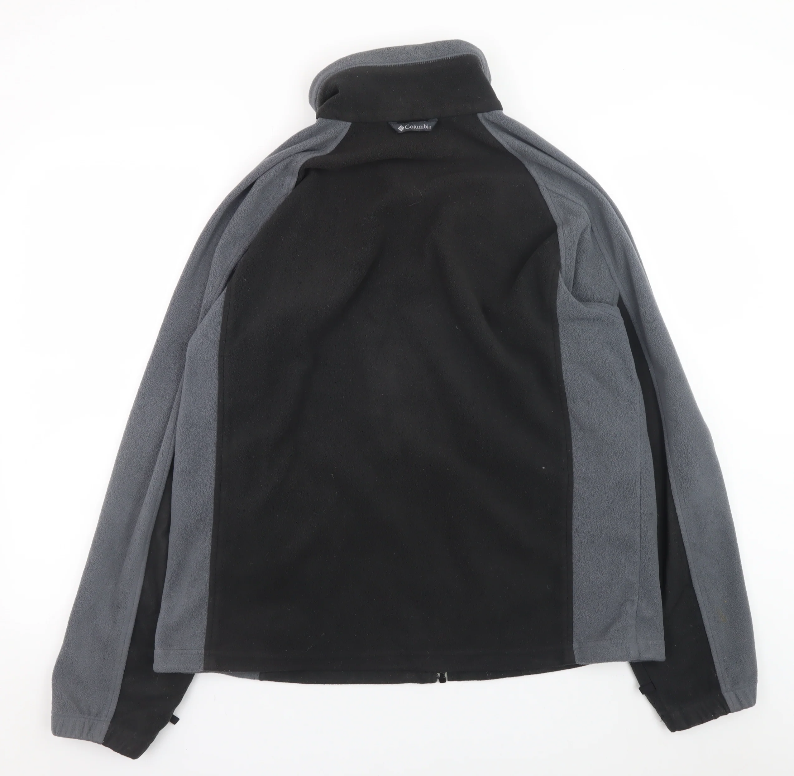 Columbia Men's Black Full Zip Fleece Sweatshirt L Outdoor Hiking - Image 3
