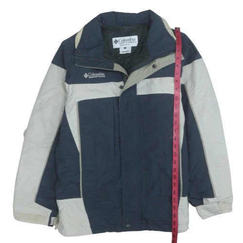 Columbia Men's Blue & Grey Ski Jacket Small Waterproof Windproof - Image 3