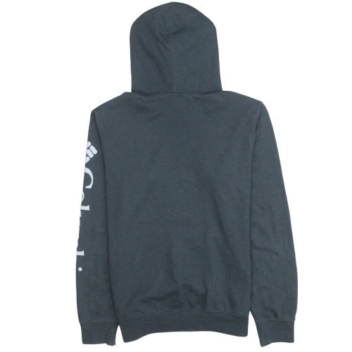 Columbia Men's Grey Pullover Hoodie M Graphic Logo Fleece Sweatshirt - Image 4
