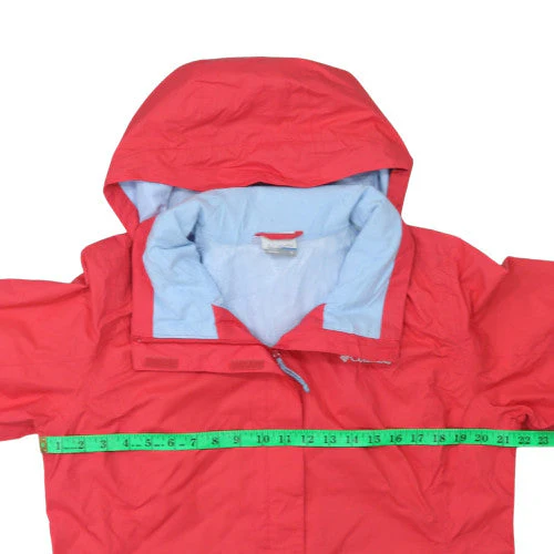 Columbia Men's Red XL Waterproof Hooded Rain Jacket - Image 3