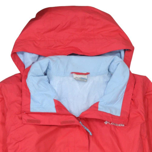 Columbia Men's Red XL Waterproof Hooded Rain Jacket - Image 7
