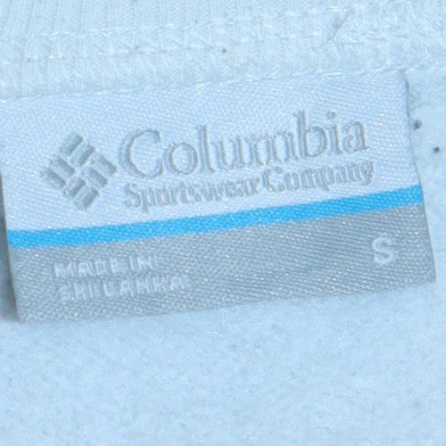 Columbia Mens White Small Crew Neck Long Sleeve Sweatshirt Pullover - Image 5