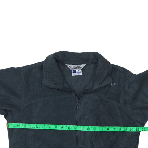 Columbia Women Black Fleece Full Zip Interchange Jacket L - Image 2