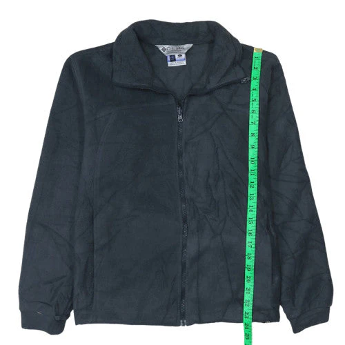 Columbia Women Black Fleece Full Zip Interchange Jacket L - Image 3