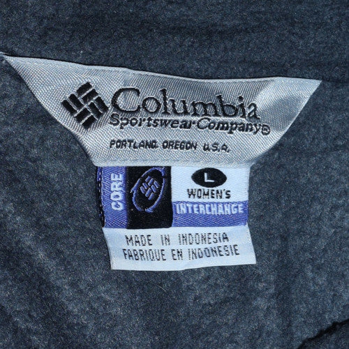 Columbia Women Black Fleece Full Zip Interchange Jacket L - Image 5