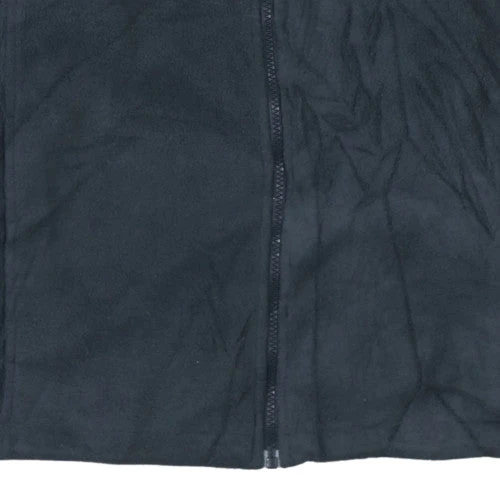 Columbia Women Black Fleece Full Zip Interchange Jacket L - Image 7