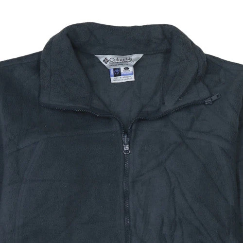 Columbia Women Black Fleece Full Zip Interchange Jacket L - Image 8