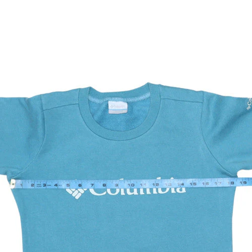 Columbia Womens Blue Crew Neck Pullover Sweatshirt XS - Image 3