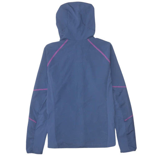 Columbia Womens Navy Hooded Full Zip Lightweight Jacket Size L - Image 4
