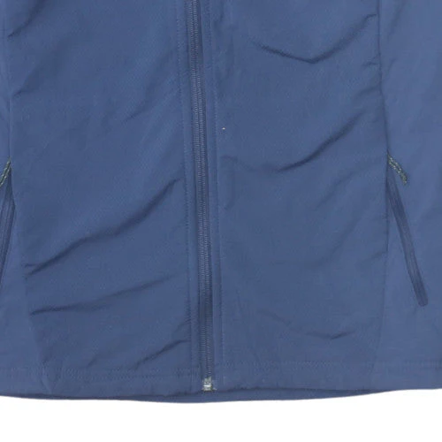 Columbia Womens Navy Hooded Full Zip Lightweight Jacket Size L - Image 7