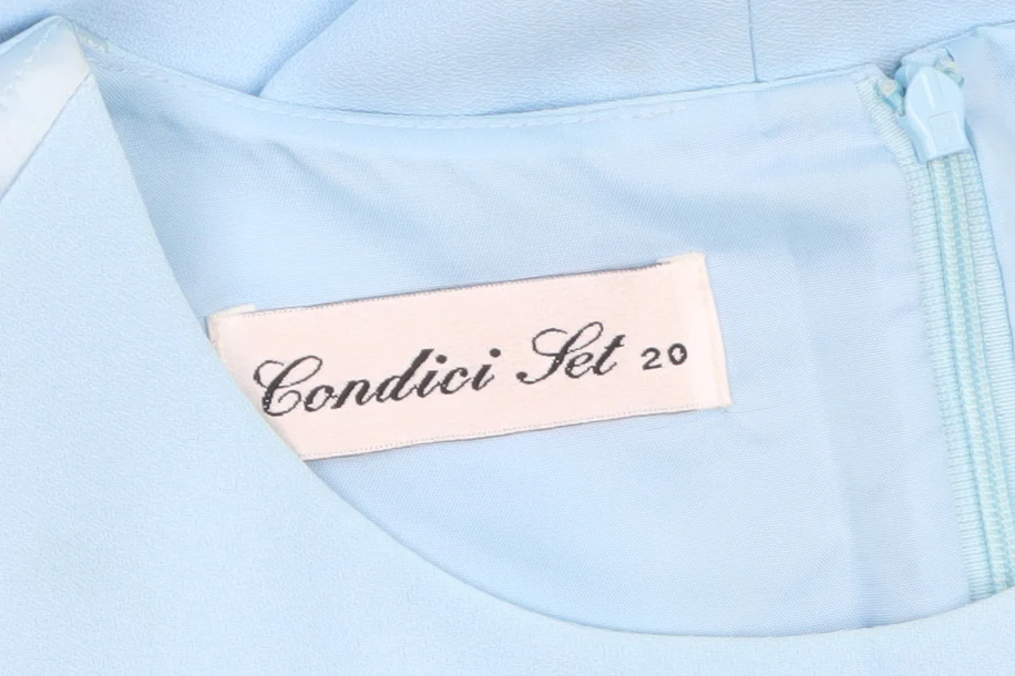 Condici Women Blue Sheath Knee Length Dress Size 20 Formal Wedding - Image 5