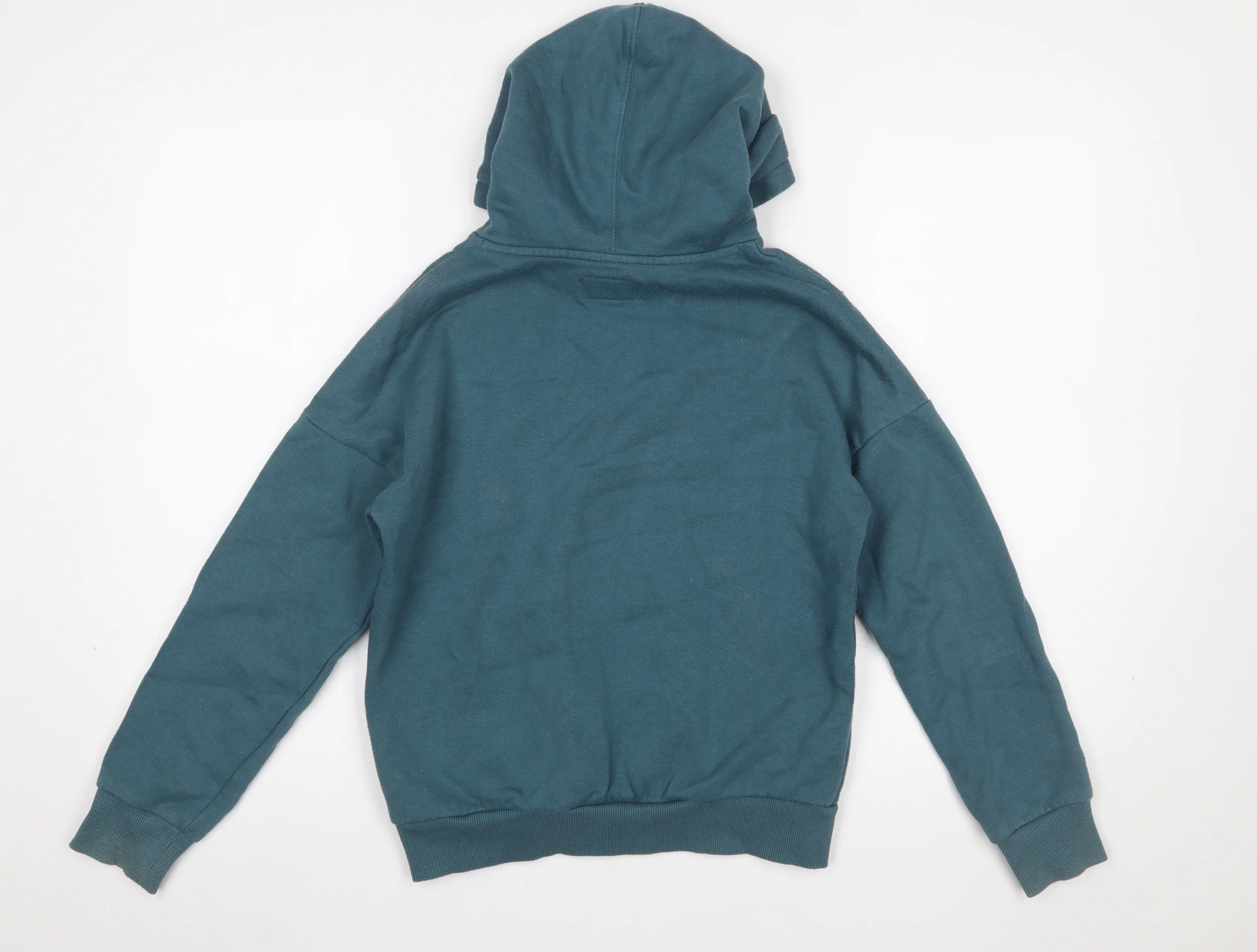 Converse Boys Blue Pullover Hoodie M 10-12 Years Cotton Blend All Star Logo - Image 3