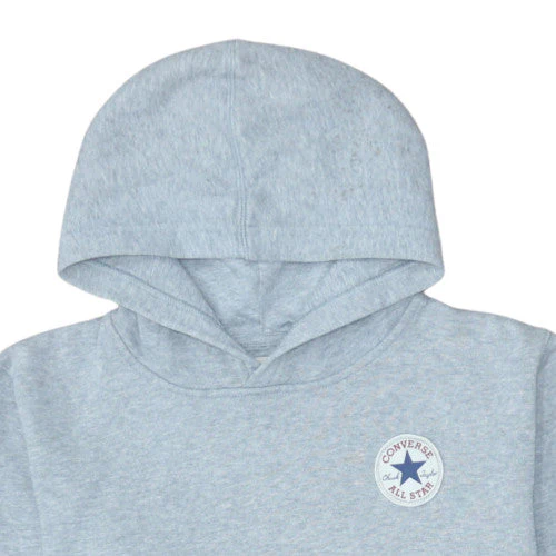 Converse Boys Grey Hooded Pullover Hoodie XL 13-15 Years All Star Logo - Image 8