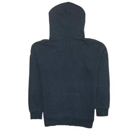 Converse Mens Black Pullover Hoodie XS Regular Fit Logo Fleece - Image 4