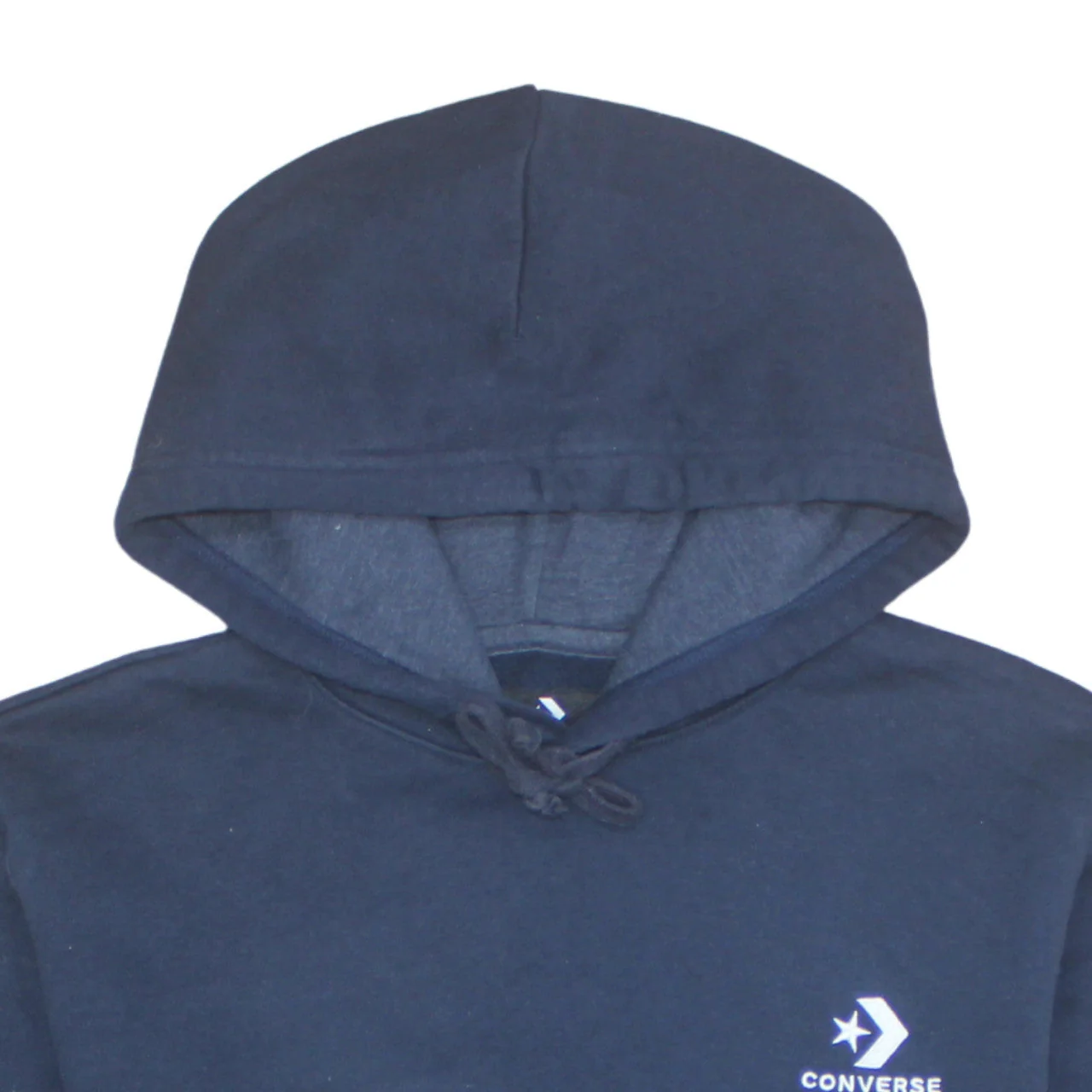 Converse Men's Blue Pullover Hoodie Medium Fleece Sportswear - Image 8