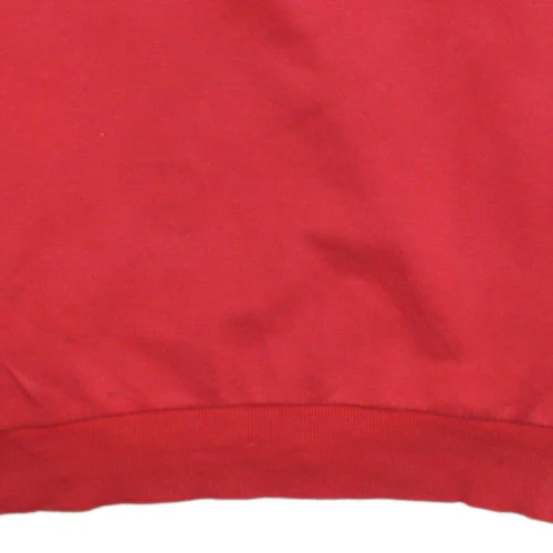 Converse Mens Red Crew Neck Sweatshirt Size M Cotton Blend Pullover - Image 8
