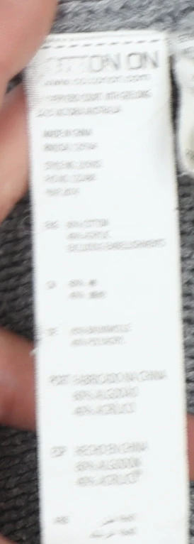 Cotton On Women's Grey Cable-Knit Jumper M Crew Neck Cotton Blend - Image 5