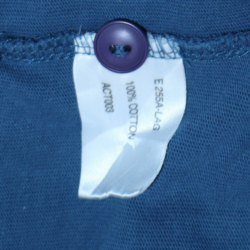 Cotton Traders Men’s Blue Collared Henley Sweatshirt Size M - Image 6