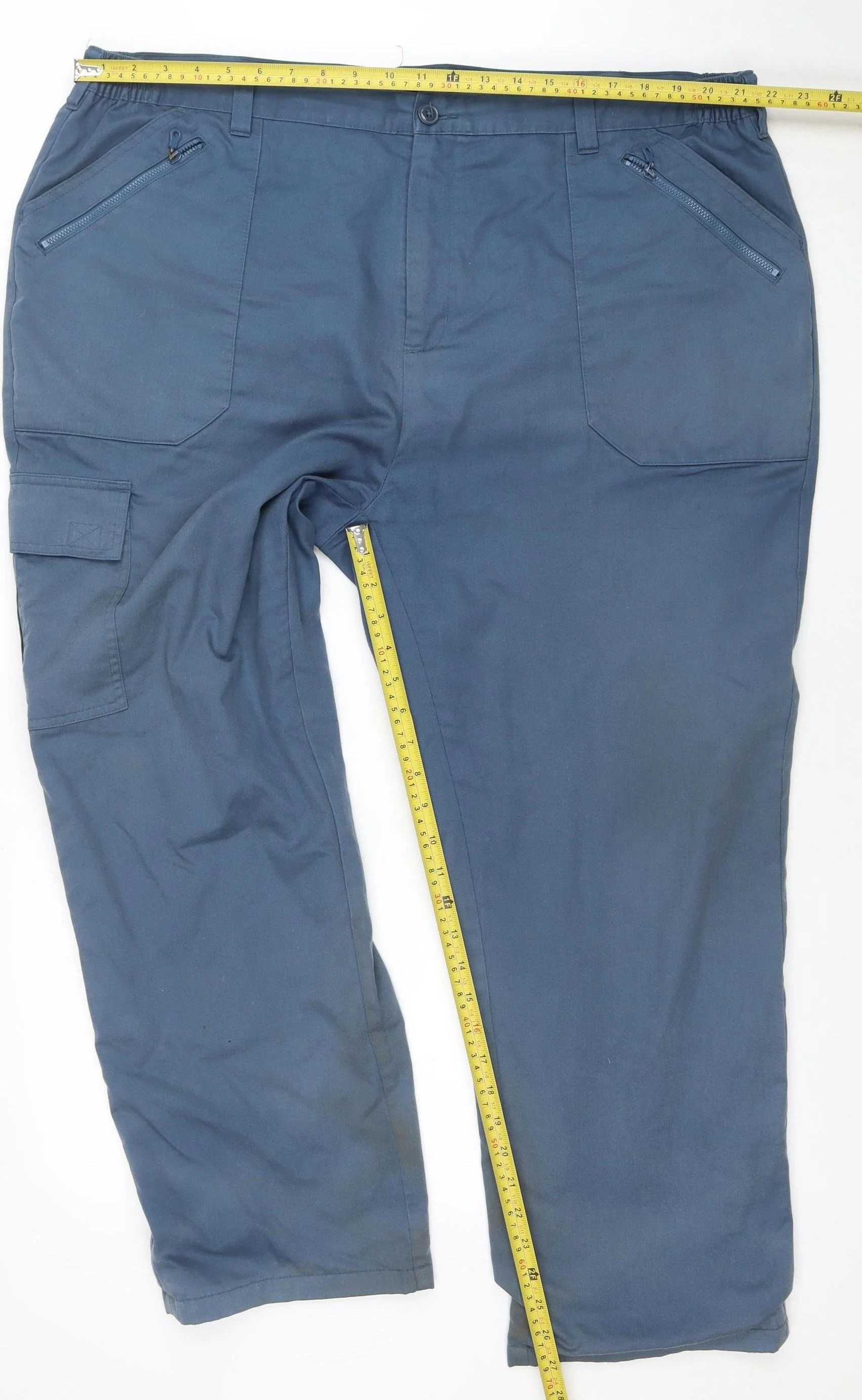 Cotton Traders Men's Blue Cargo Trousers Size 44 Relaxed Fit - Image 2