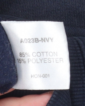 Cotton Traders Men's Blue Crew Neck Pullover Sweatshirt Size M - Image 5