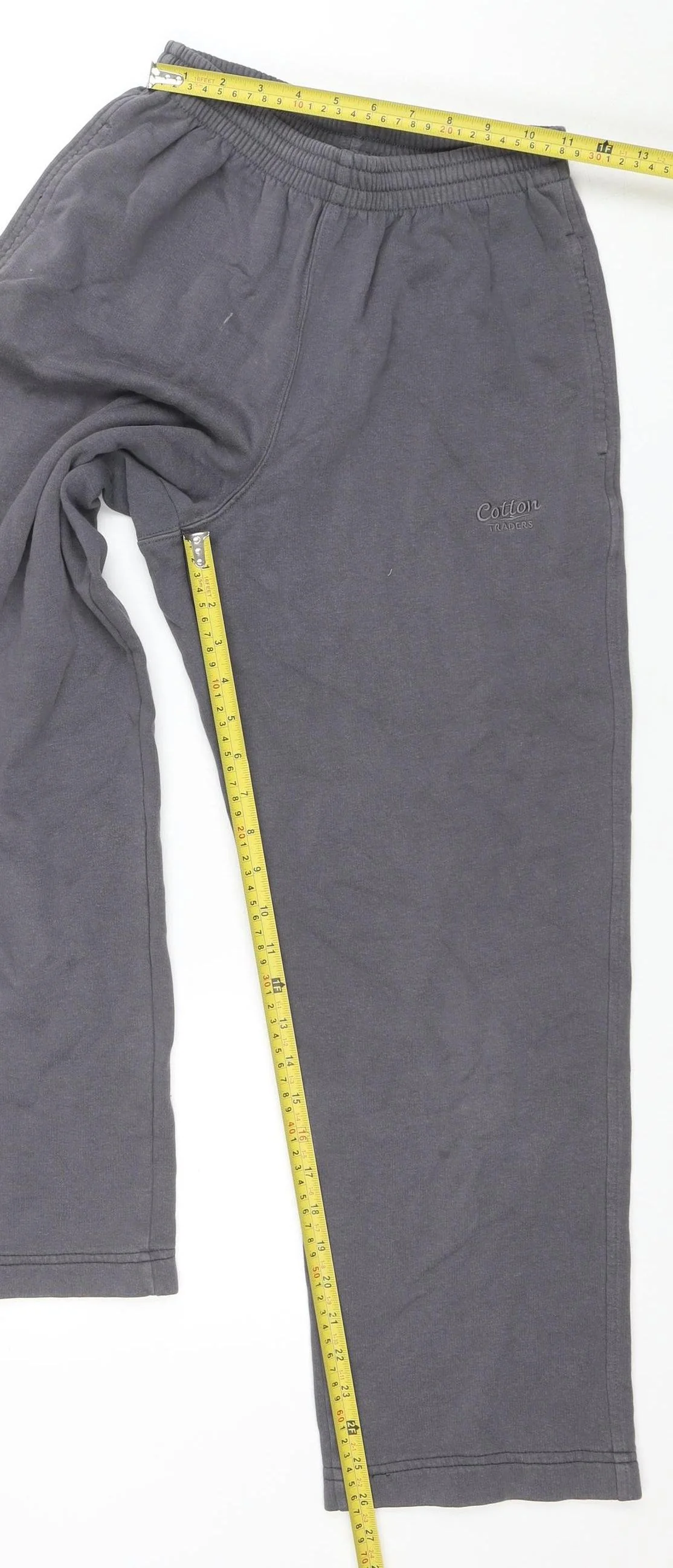 Cotton Traders Men's Grey XS Sweatpants Jogger Activewear Trousers - Image 2
