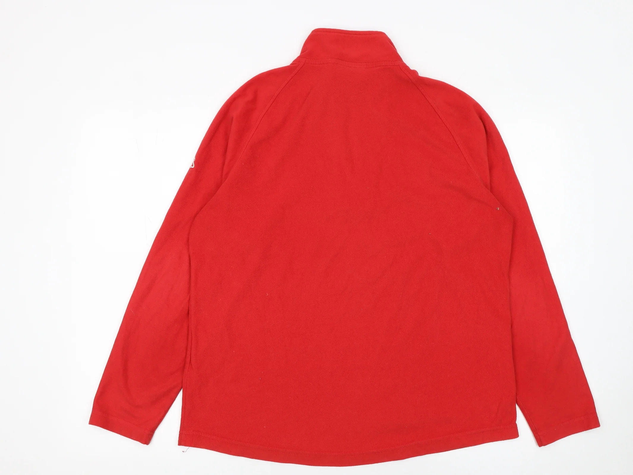 Craghoppers Women Red Fleece 1/2 Zip Pullover Sweatshirt UK 16 - Image 3