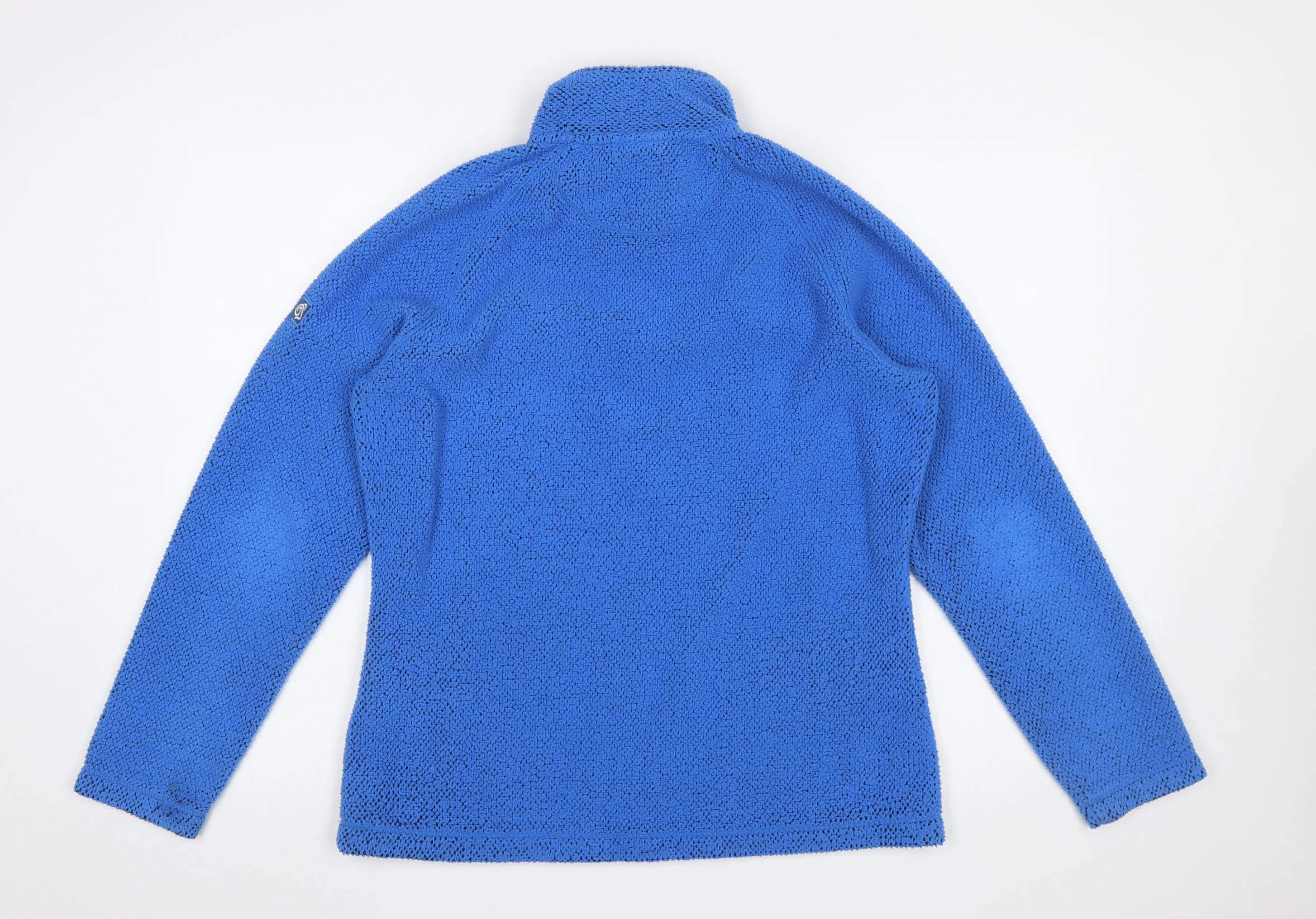 Craghoppers Women's Blue Fleece 1/4 Zip Pullover Sweatshirt UK 14 - Image 3