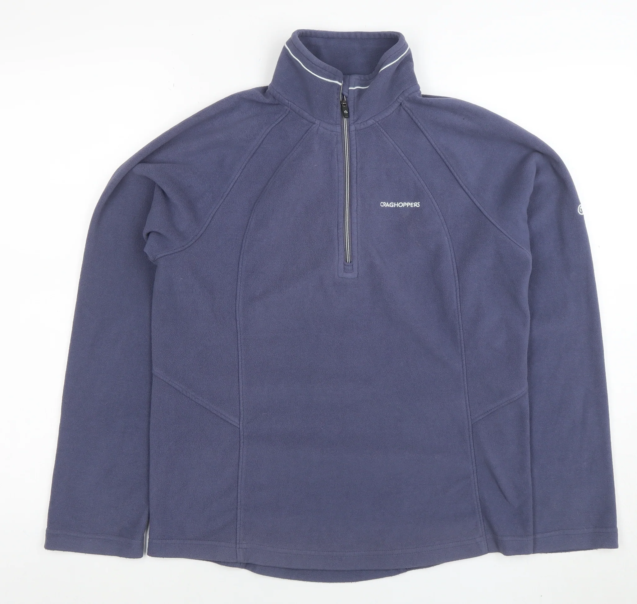 Craghoppers Women's Blue Fleece Half Zip Pullover Size 10