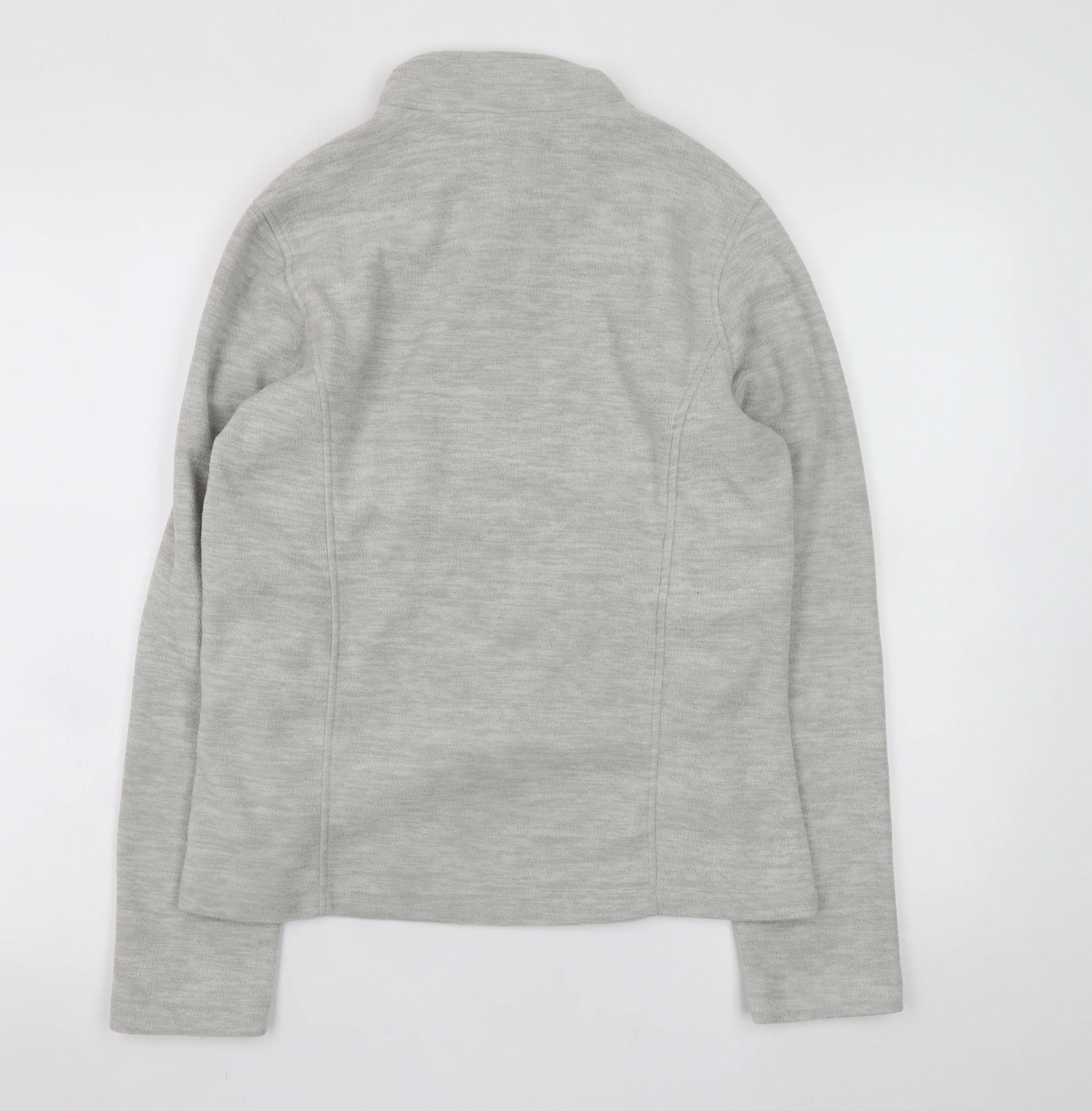Crane Womens Grey 1/2 Zip Pullover Sweatshirt Size 8-10 - Image 3