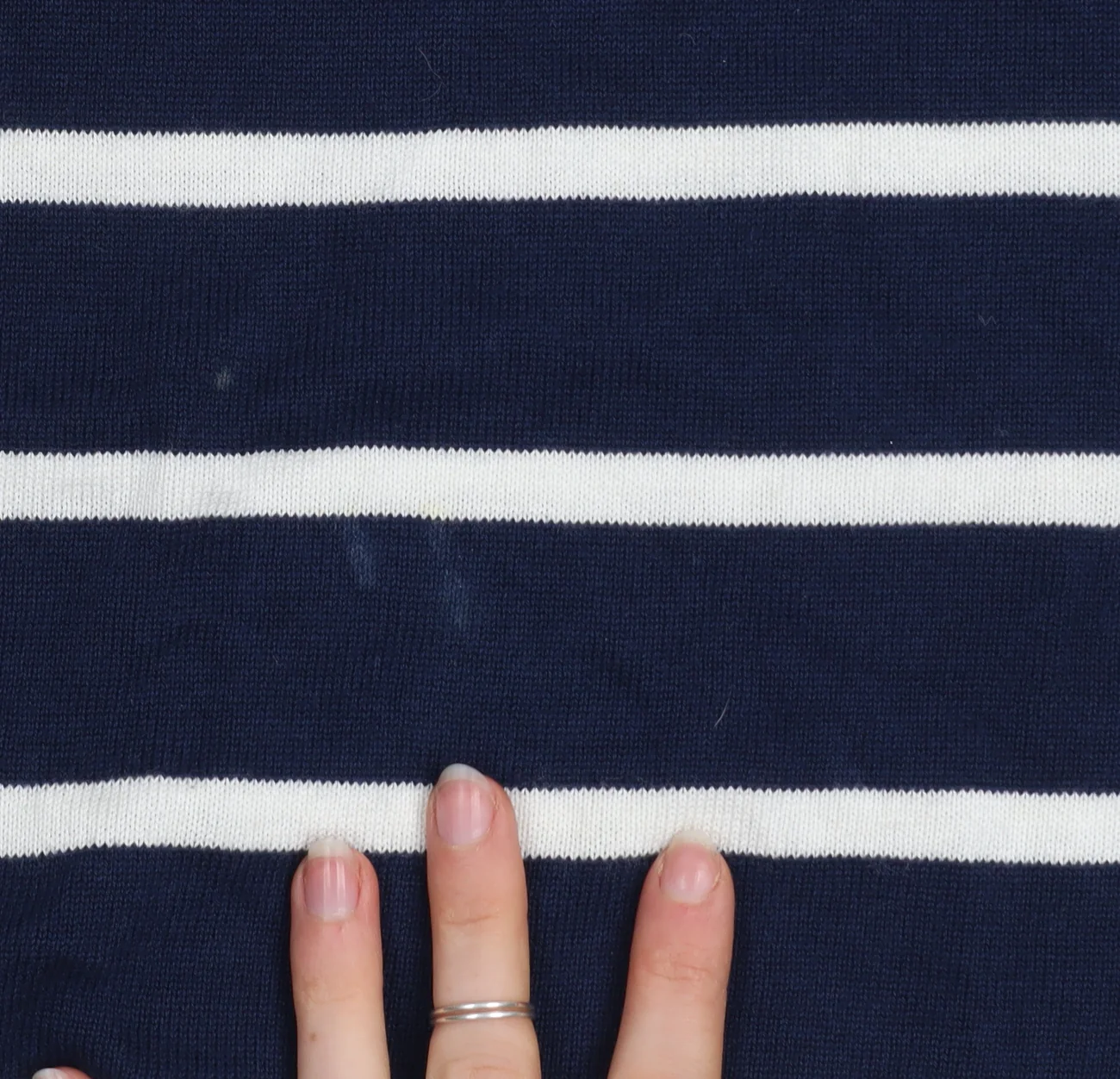 Crew Clothing Co. Women Blue Striped Shift Dress Size 12 - Image 6