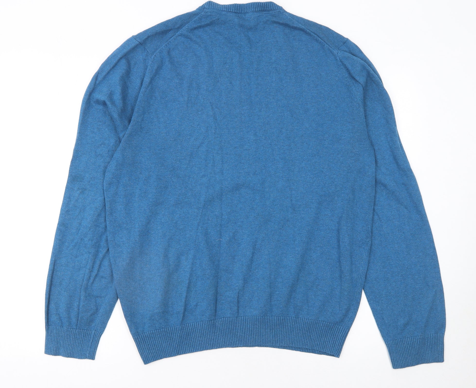 Crew Clothing Company Men’s Blue 2XL Cotton Crew Neck Jumper - Image 3