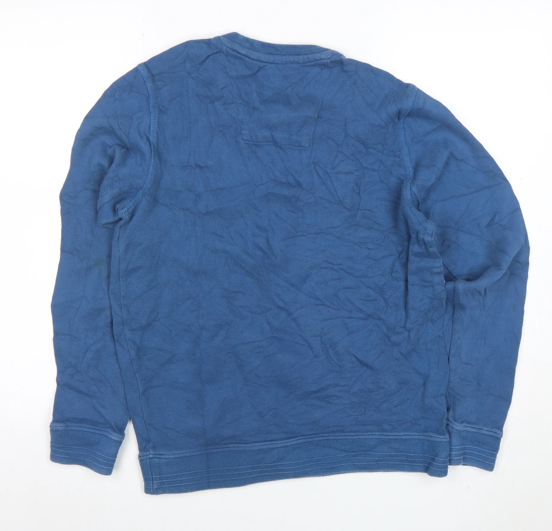 Crew Clothing Company Men's Blue Small Pullover Sweatshirt - Image 3