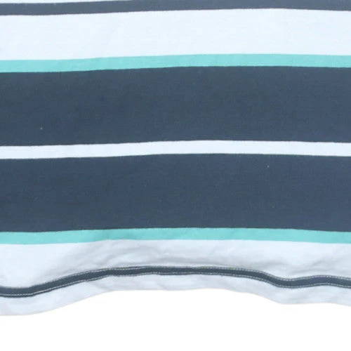 Crew Clothing Company Men's Multicoloured Striped Long Sleeve Polo Shirt Size M - Image 7