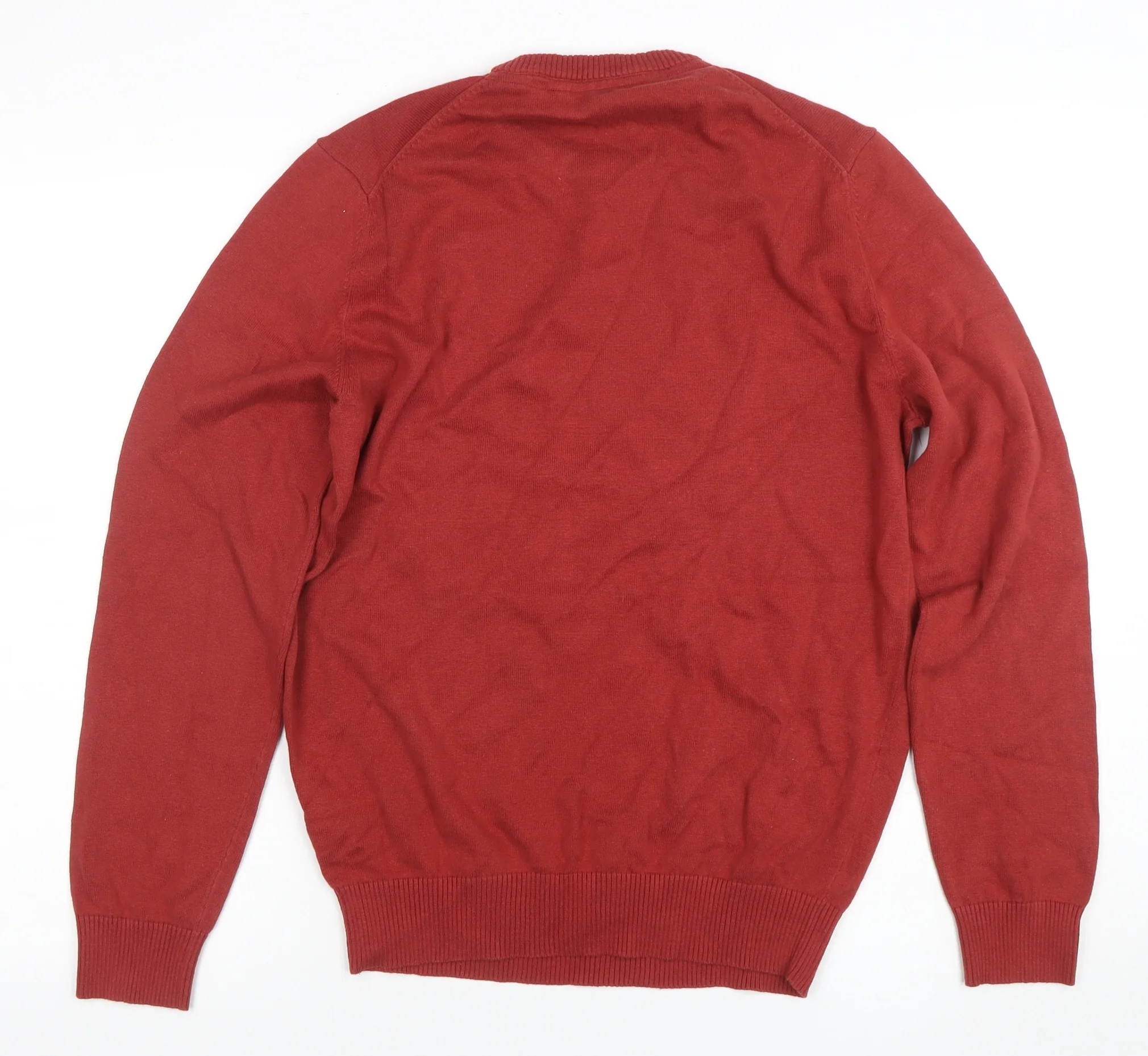 Crew Clothing Company Men's Red Cotton Crew Neck Jumper M - Image 3