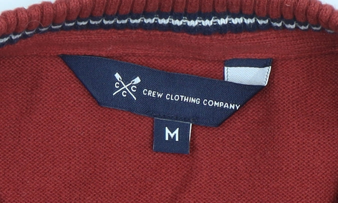 Crew Clothing Company Men's Red Cotton Crew Neck Jumper M - Image 4
