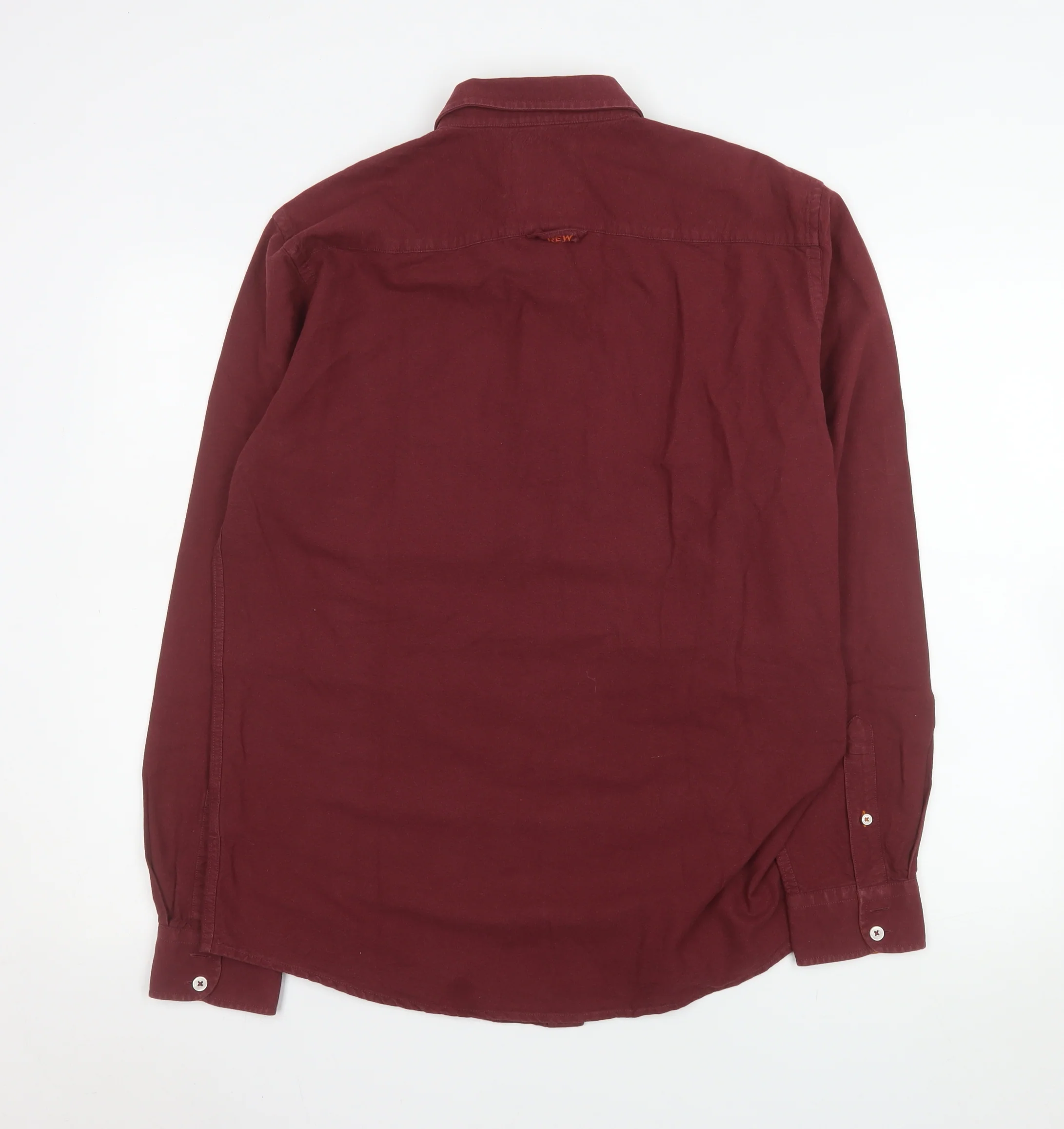 Crew Clothing Company Men's Red Slim Fit Button-Up Shirt XL - Image 3