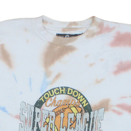 Daisy Street Unisex Multicoloured Tie Dye Sweatshirt S Retro Sports Pullover - Image 8