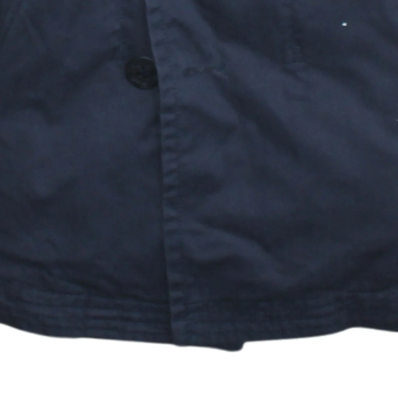 Dal Lago Boys Blue Hooded Parka Coat 8 Years Button Front Lined Jacket - Image 6