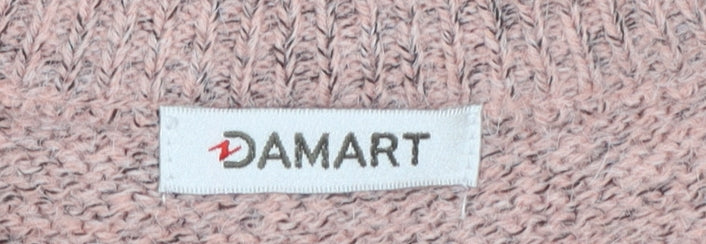 Damart Women Pink Cable-Knit Long Sleeve Cardigan Size 10/12 - Image 4