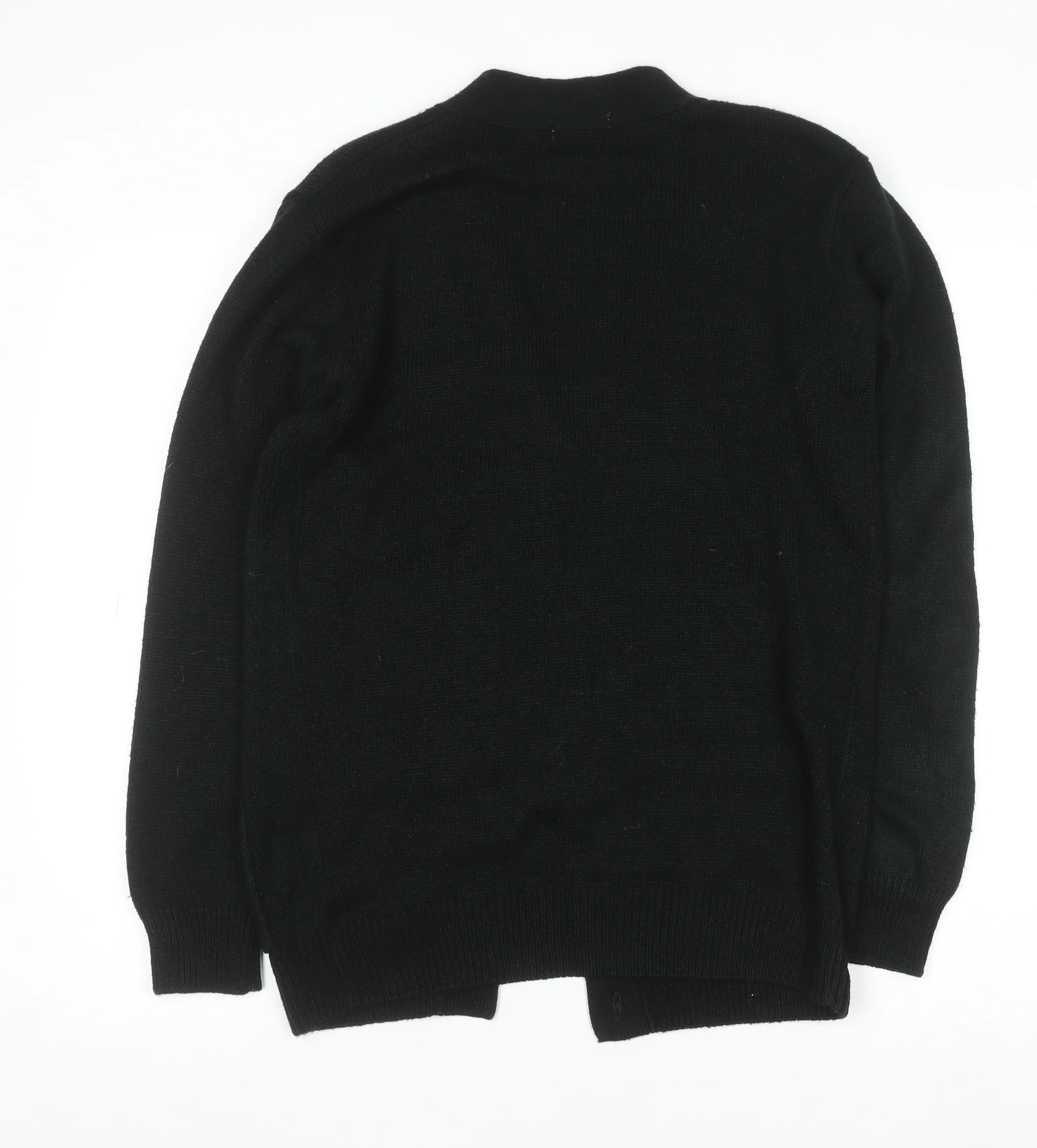 Damart Women’s Black V-Neck Button Knit Cardigan XS - Image 3